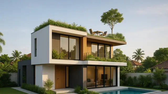 Model Rumah Minimalis Modern 2 Lantai yang Tren di Tahun 2025/Ilustrasi AI