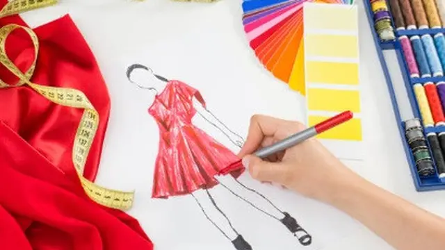 Ilustrasi desain baju.