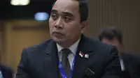 Potret Wakil Ketua BKSPA Putu dalam pertemuan antar palemen internasional di Rwanda, Rabu, 12 Oktober 2022. (Dok. Liputan6.com)