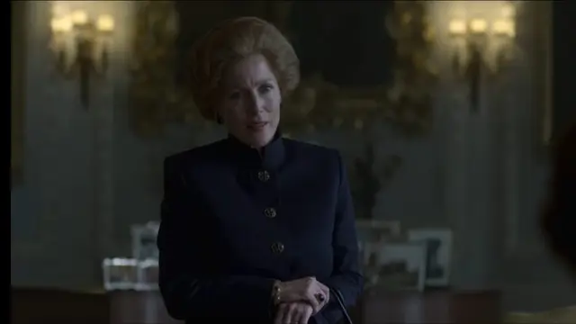 Perdana Menteri Inggris Margaret Thatcher di drama The Crown.