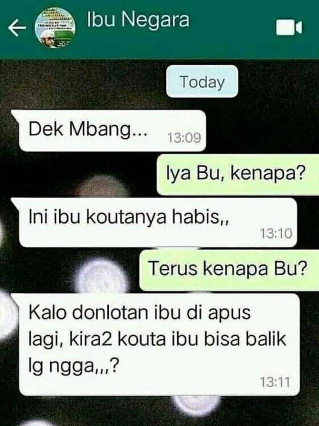 7 Chat Ibu Bertanya Ini Ujungnya Bikin Ngakak