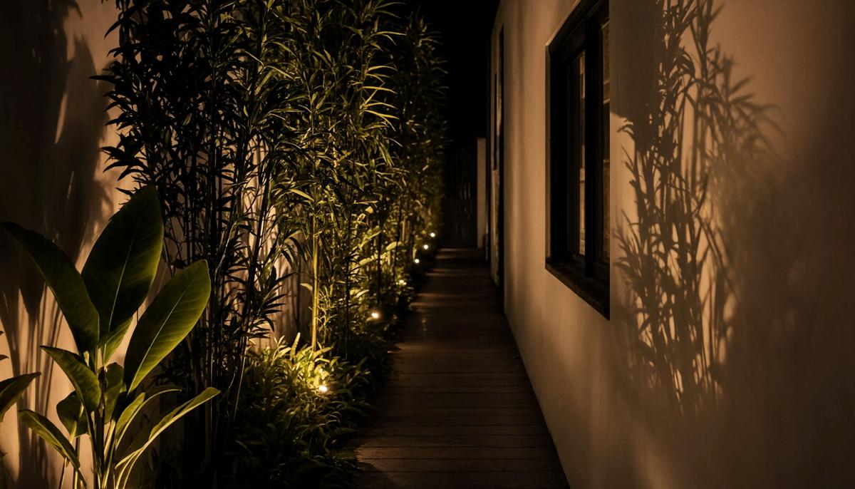 Taman Malam dengan Lampu Tersembunyi