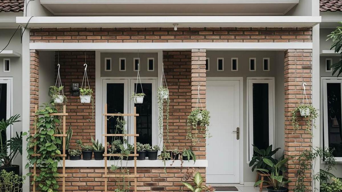 7 Inspirasi Teras Rumah Ukuran 1.5 Meter yang Tetap Nyaman,Sulap Lahan Sempit Jadi Estetik