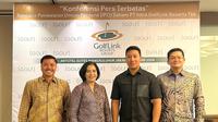 PT Intra GolfLink Resorts Tbk (GOLF) menggelar konferensi pers dalam rangka IPO, Rabu (19/6/2024). (Foto: Liputan6.com/Pipit IR)