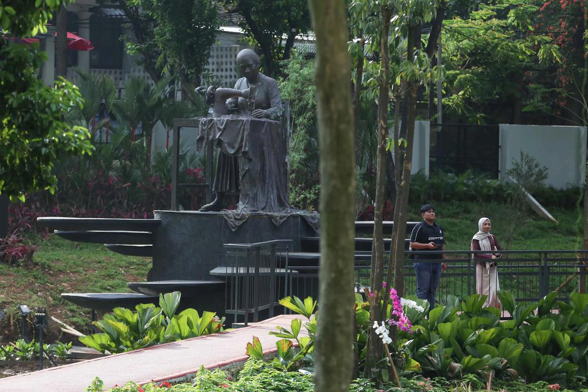 FOTO: Taman Bendera Pusaka Hadirkan Ruang Hijau Terpadu di Jakarta Selatan