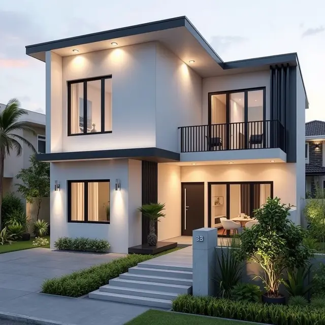 Model Rumah 2 Lantai Terbaru