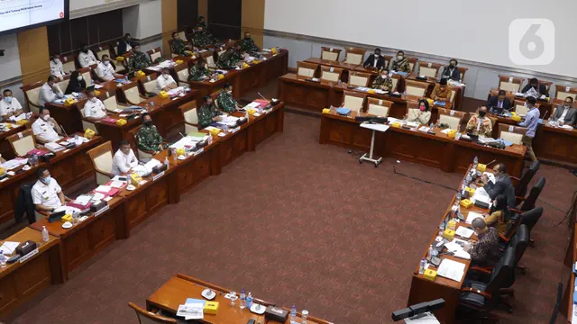 FOTO: Wamenhan Rapat Dengar Pendapat dengan Komisi I DPR RI
