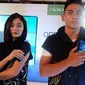 Peluncuran Oppo F5 Dashing Blue di Bali, Kamis (8/2/2018). Liputan6.com/ Andina Librianty