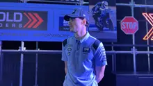 Fermin Aldeguer saat menghadiri meet and greet BOLD Riders x Gresini Racing di Jakarta, Rabu (7/10/2026), menjelang MotoGP Mandalika 2026. (Bola.com/Merisa Amanda)