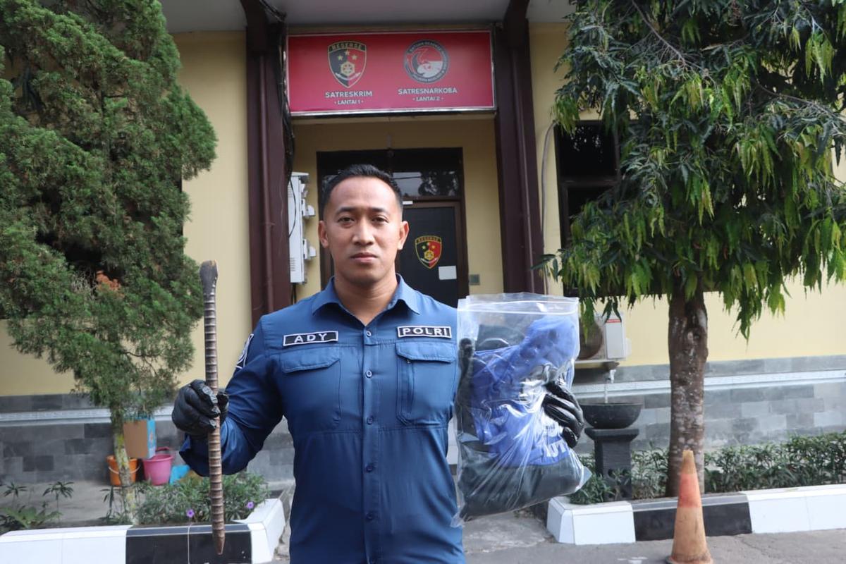 Barang bukti kasus murid rampok guru di Magelang. (istimewa).
