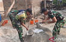 TMMD Basel Perbaiki Rumah Warga Pulau Lepar, Wujud Nyata Kemanunggalan TNI dan Rakyat
