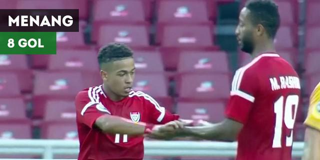 VIDEO: Kemenangan 8-1 UEA atas Chinese Taipei di Piala AFC U-19
