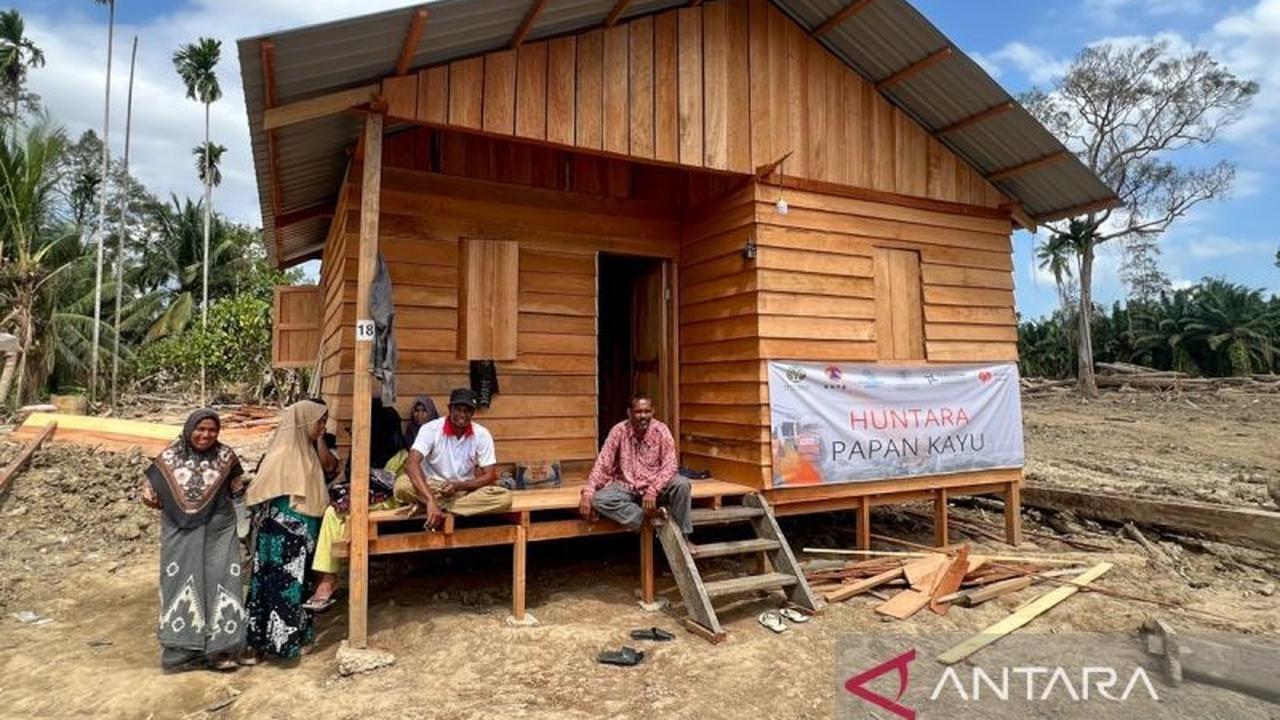 Penyintas Banjir Aceh Utara Tempati Huntara Kayu, Bertahan Tanpa Listrik dan Air Bersih