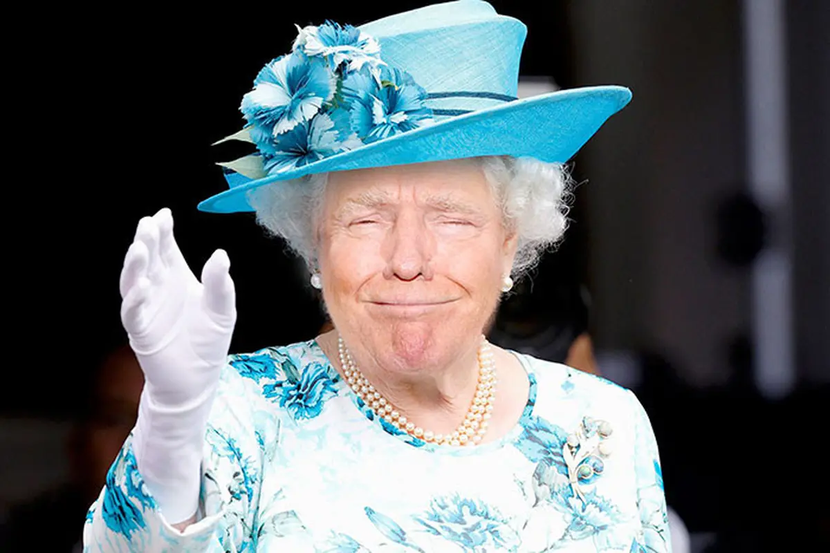 [Bintang] 10 Meme Ratu Elizabeth Berwajah Donald Trump Terkocak Abad Ini!