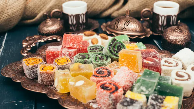 Ilustrasi turkish delight