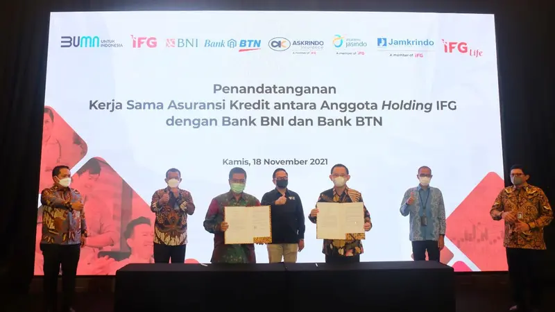 Memorandum of Understanding (MoU) antara Askrindo, BNI dan BTN tentang peningkatan layanan penjaminan kredit