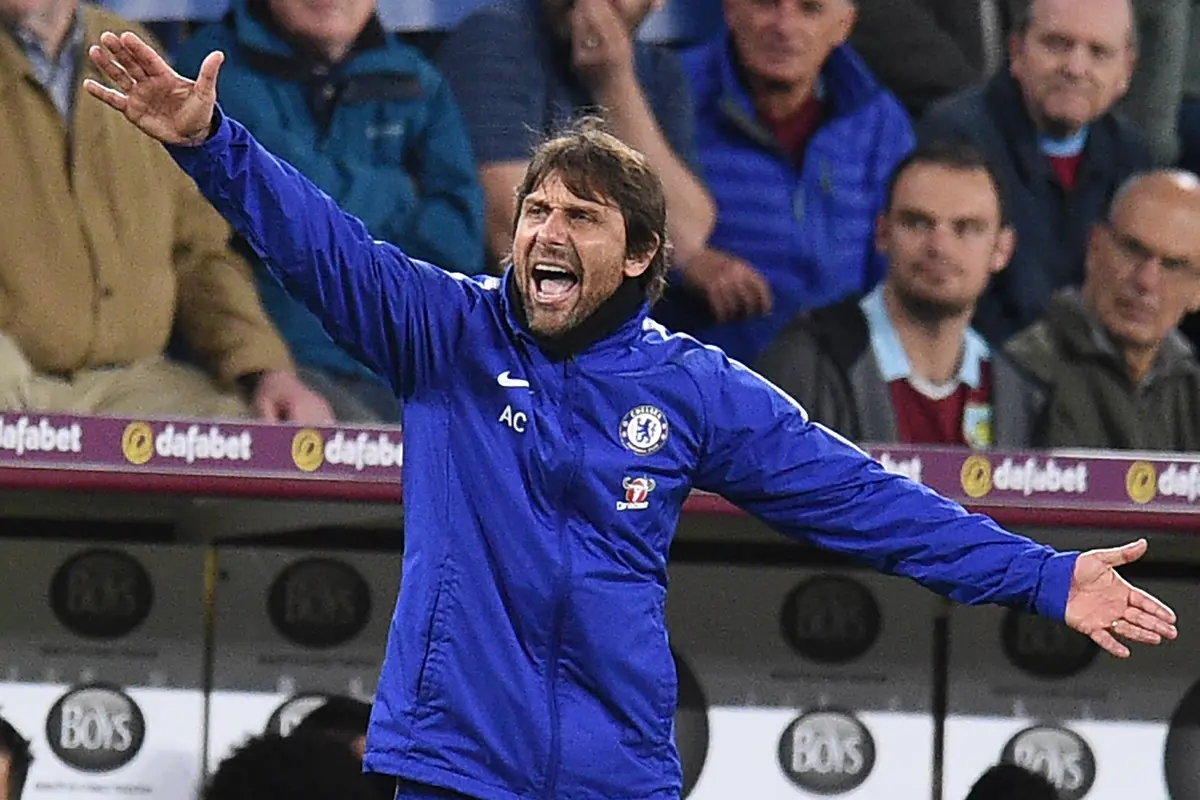 Antonio Conte, Burnley vs Chelsea