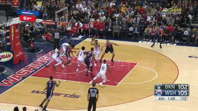 Berita video game recap NBA 2017-2018 antara Washington Wizards melawan Brooklyn Nets dengan skor 119-113.