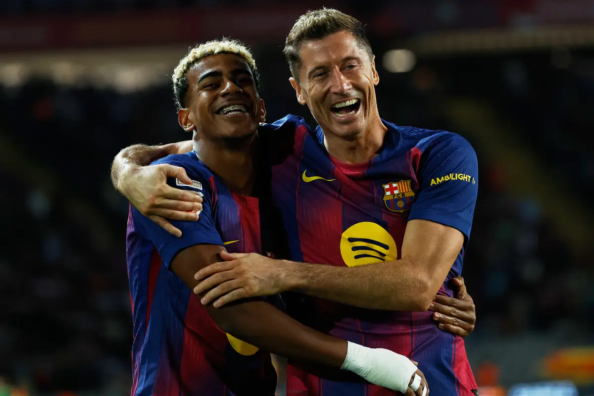 Lewandowski - Yamal - Barcelona