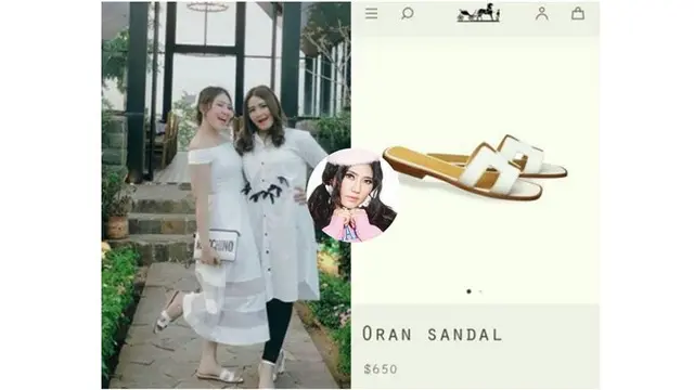 Terlihat Simpel, Harga 5 Sandal Via Vallen Ini Bikin Melongo