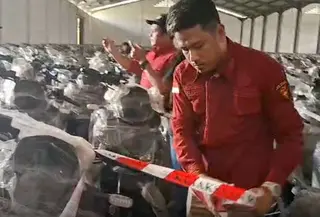 Selain di Bogor, lokasi gudang motor listrik BGN lainnya yang menjadi target berada di kawasan Daan Mogot, Jakarta Barat. (Foto: Istimewa)