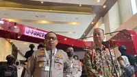 Wakapolri Komjen Pol Gatot Eddy Pramono dan Menteri Perindustrian Agus Gumiwang Kartasasmita dalam Temu Bisnis Produk Dalam Negeri (PDN) tahap IV Tahun 2022 di Bali Nusa Dua Convention Center, Bali, Kamis (6/10/2022). (Ist)
