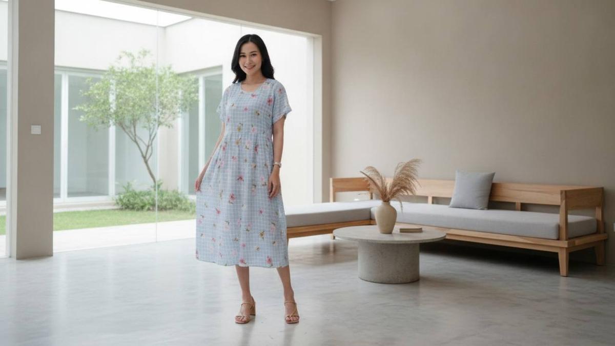 Bahan Adem Bikin Makin Betah, Ini Rekomendasi Daster Busui Friendly Favorit Para Ibu