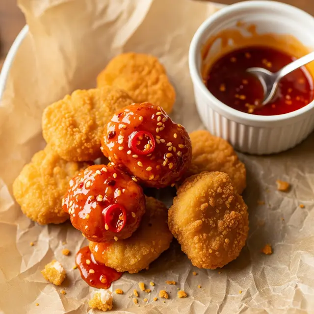 Nugget dari Ayam Goreng Sisa (Gemini AI)