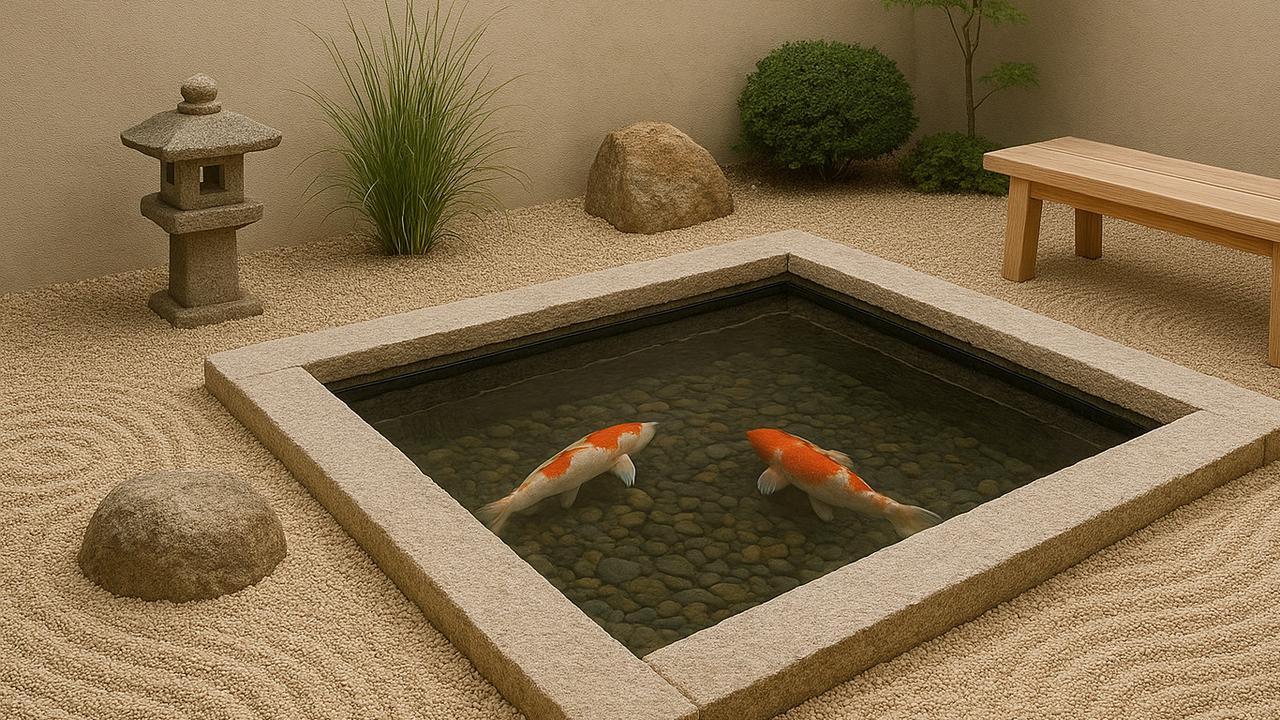 7 Model Kolam Ikan Minimalis Gaya Japandi yang Hits di 2025, Buat Rumah Jadi Asri dan Adem