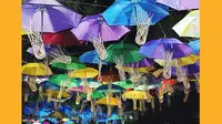  Festival payung ini digelar untuk mengembangkan ruang kreatif baru dalam industri kreatif berdaya asing.
