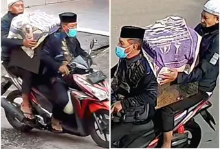 Dua Orang diduga Maling saat Gondol Brankas isi Emas 1 Kg. (istimewa)