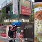 Restoran Indonesia di Korea Selatan berlokasi di Hongdae, menjual menu nasi Padang hingga bakso mercon. (Dok: TikTok @sunnydahye)