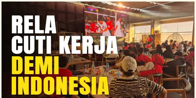 VIDEO: Gokil, Para Suporter Garuda di Qatar Rela Cuti Kerja Demi Nobar Timnas Indonesia!