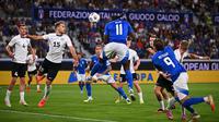 Timnas Italia saat kalahkan Estonia dengan skor 5-0 di Kualifikasi Piala Dunia 2026 Zona Eropa. (Mattia Ozbot/Getty Images)