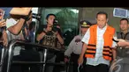 Mantan hakim Pengadilan Tipikor Bandung, Ramlan Comel jalani pemeriksaan perdana di KPK, Selasa (19/8/14) (Liputan6.com/Herman Zakharia)