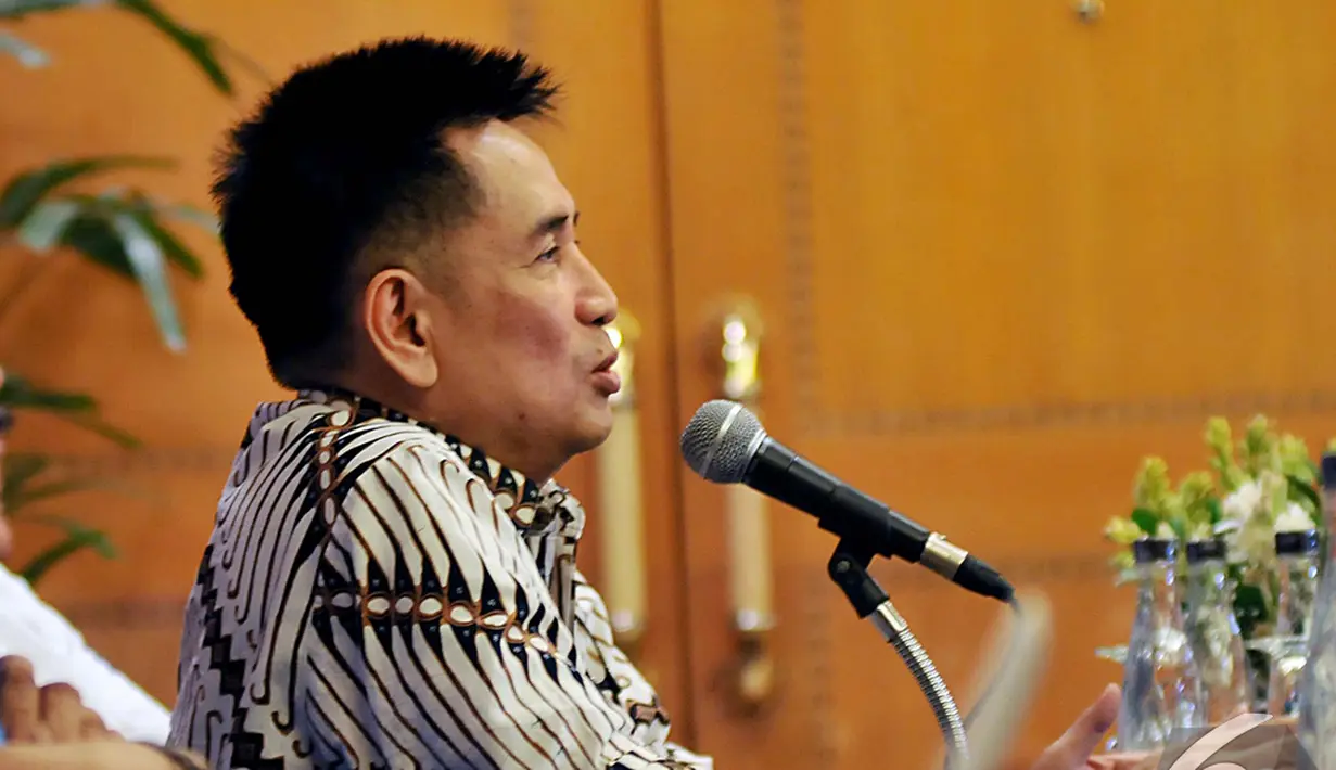 Sys NS meminta SBY untuk tidak mencalonkan kembali menjadi Ketua Umum Partai Demokrat (24/11/2014). (Liputan6.com/Johan Tallo)
