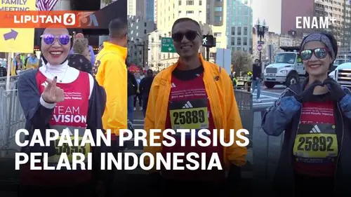 VIDEO: Pelari Indonesia Memburu Medali "Six-Star" di Boston Marathon