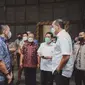 Menteri Perdagangan (Mendag) Muhammad Lutfi inspeksi mendadak (sidak) ke pasar dan distributor minyak goreng (migor) di Sidoarjo, Jawa Timur, Jumat (18/2/2022). (Dok Kemendag)