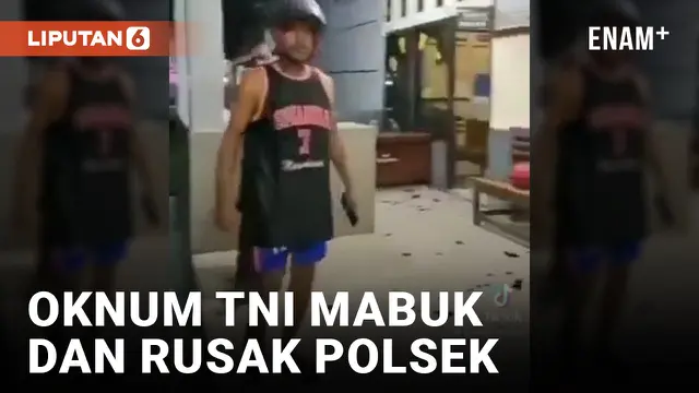 Sambil Mabuk, Prajurit TNI Rusak Polsek Kota Wasior