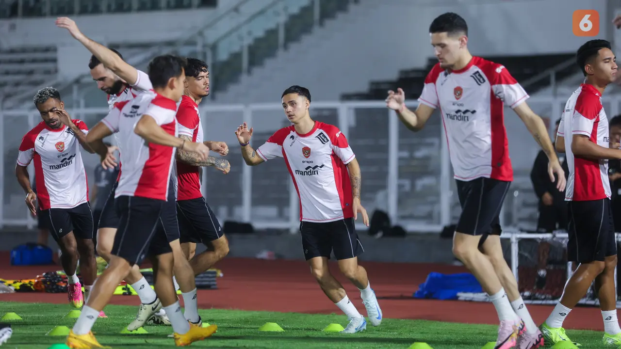 Foto: Sempat Dicoret Shin Tae-yong, Eliano Reijnders Tetap Semangat Ikut Latihan Bersama Timnas Indonesia Jelang Laga Melawan Arab Saudi