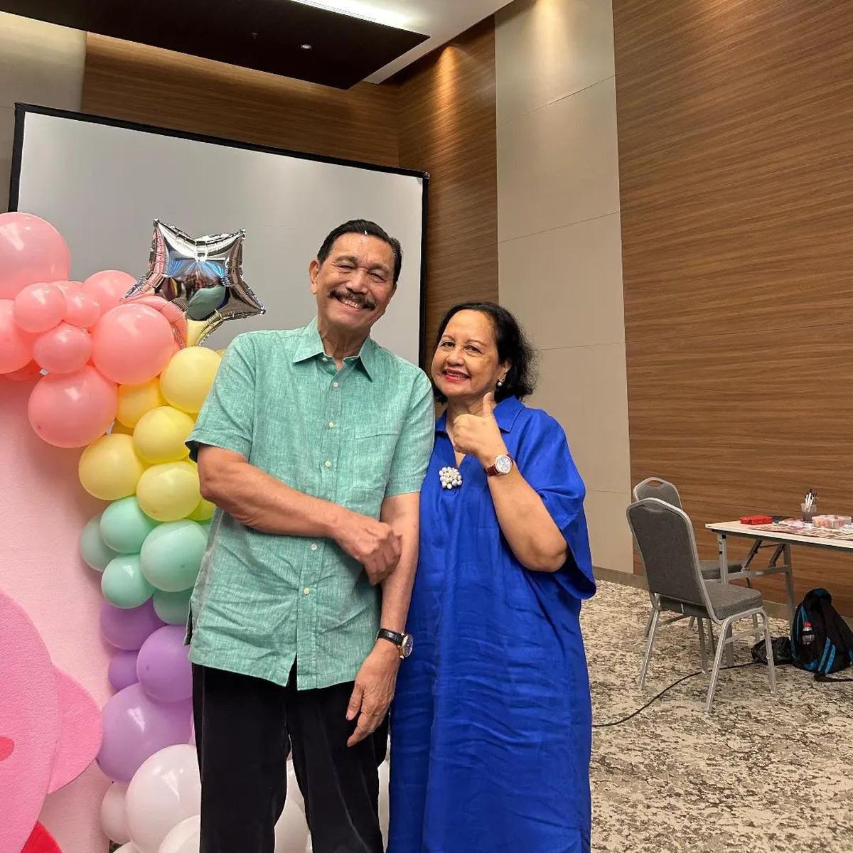 Luhut Binsar Pandjaitan dan Istri