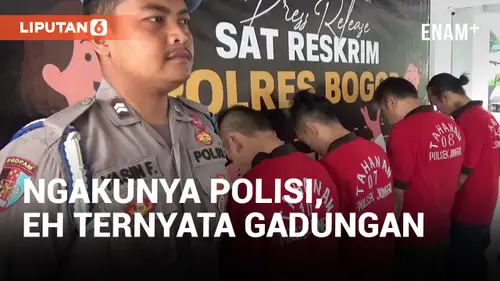 VIDEO: 4 Polisi Gadungan Ditangkap Usai Peras Warga