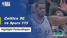 LaMarcus Aldridge skor 48 poin meraih 13 rebound untuk membantu Spurs mengalahkan Celtics 115 hingga 96.