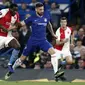 Chelsea meraih kemenangan 4-3 atas Slavia Praha dalam laga leg kedua perempat final Liga Europa, di Stamford Bridge, Kamis (18/4/2019) malam waktu setempat. (AFP/Adrian Dennis)