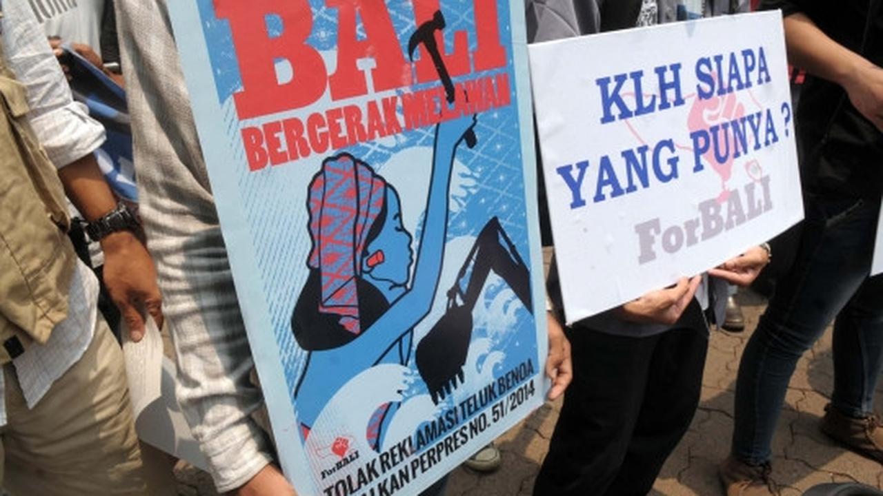 Demo tolak reklamasi Teluk Benoa