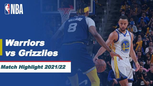 Berita Video, Highlights Semifinal Playoff NBA antara Golden State Warriors Vs Memphis Grizzlies pada Sabtu (14/5/2022)