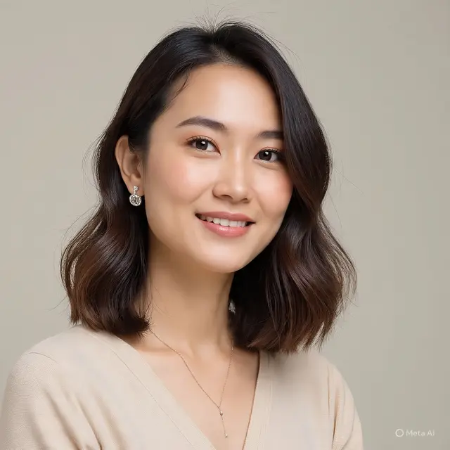 Model Potongan Rambut untuk Wajah Kecil Mungil (Foto: Meta AI)