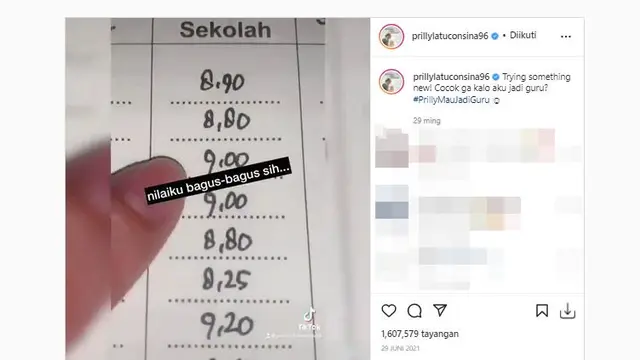 6 Potret Nilai Rapor Milik Selebriti Ini Bikin Iri, Nyaris Sempurna
