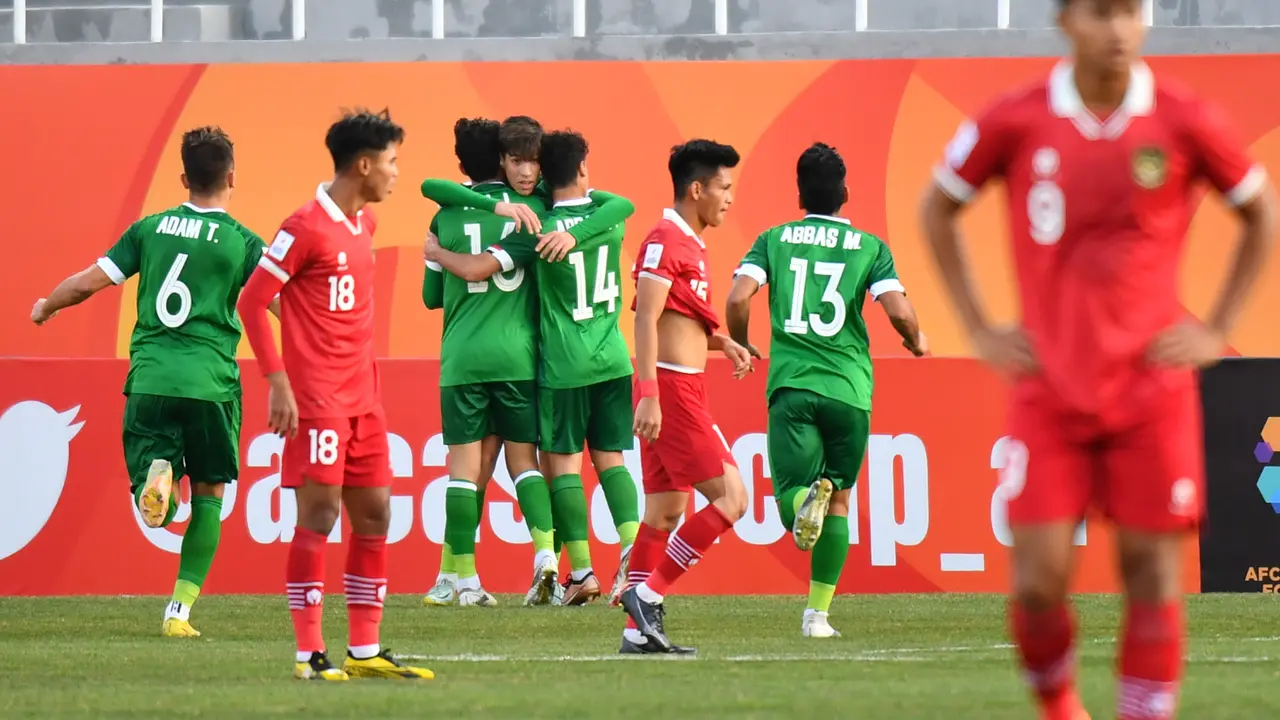 Foto: Unggul Jumlah Pemain, Timnas Indonesia U-20 Harus Takluk dari Irak pada Matchday Pertama Piala Asia U-20 2023