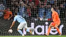 Tertingal dua gol, Celta Vigo bangkit. Pada menit ke-84 setelah Alfonso Gonzalez berhasil mencetak gol dan memperpendek ketinggalan dari Barcelona. (MIGUEL RIOPA/AFP)